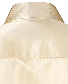 Amazon.com: ZEROYAA Men's Luxury Shiny Silk Like Satin